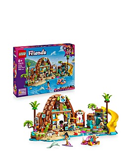 LEGO Friends Family Holiday Beach Resort Toy Building Set, Travel Playset 42673