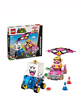 LEGO Super Mario: Mario Kart Wario & King Boo Figures and 2 Drifting Toy 42038