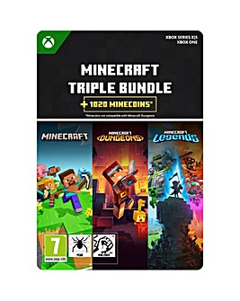 Minecraft Triple Game Bundle (Xbox Digital Download)