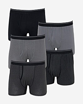 5 Pack Print A-Front Boxers