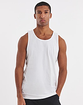Basic White Vest Long