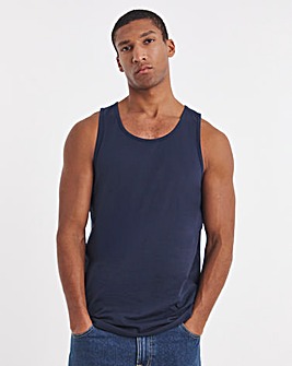 Basic Navy Vest Long