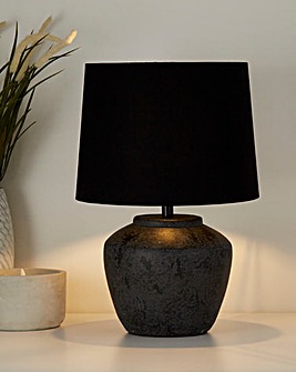 Black Ceramic Lamp