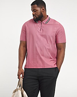 Ted Baker Zip Neck Orbite Polo Shirt