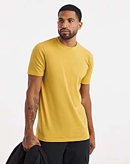 Pure Cotton Crew Neck T-Shirt Long