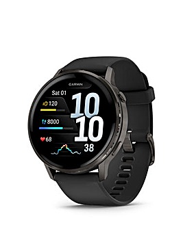 Garmin Venu 4 45mm GPS Smart Watch - Slate/Black