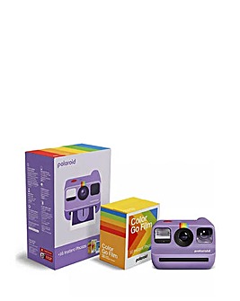 Polaroid Go Gen 2 Purple + Colour Film Bundle (16 Photos)