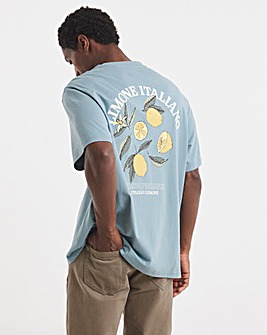 Lemon Back Graphic T-Shirt