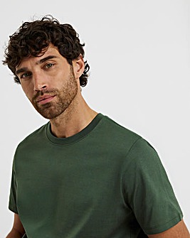 Folio Mercerised Supima Cotton T-Shirt-Khaki Green