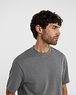 Folio Heavyweight Interlock T-Shirt-Grey