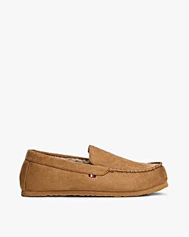 Tommy Hilfiger Suede Driver Slipper - Tan