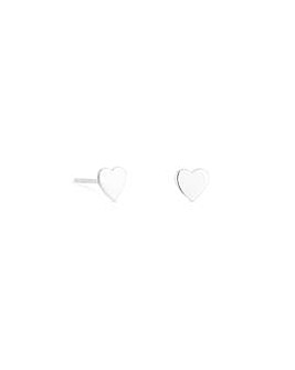 Simply Silver Sterling Silver 925 Heart Stud Earrings