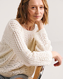 Crochet Long Sleeve Jumper