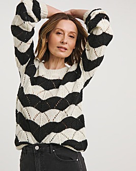 Stripe Crew Neck Jumper