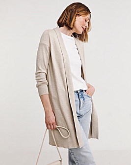 Oatmeal Longline Cardigan