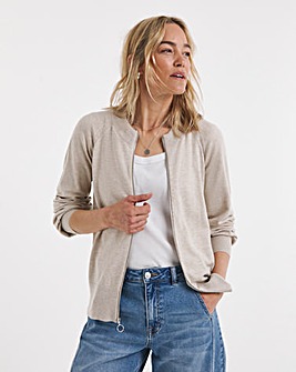 Lightweight Knitted Bomber