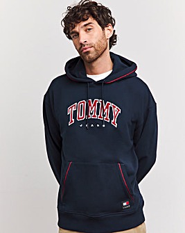 Tommy Jeans Navy Varsity Piping Hoodie