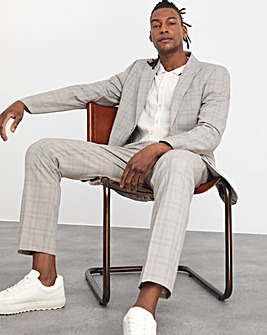 Tailored Check Suit Trouser