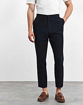 Seersucker Cotton Suit Trouser