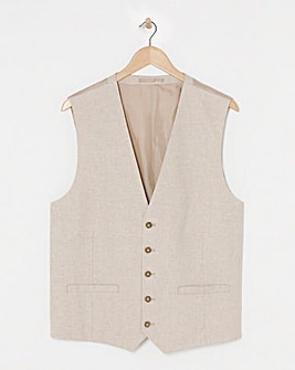Linen Blend Waistcoat