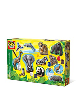 SES Children's Animal Casting & Painting Set