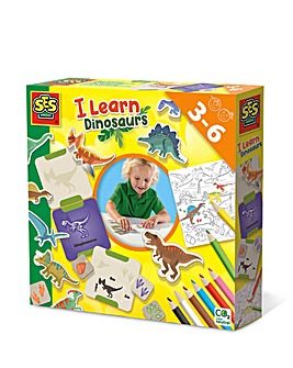 SES I Learn Dinosaurs Colouring Set