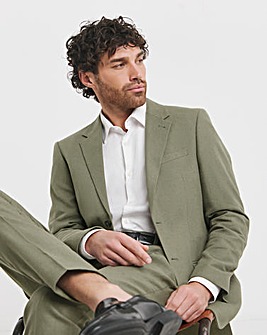 Regular Fit Linen Blend Blazer