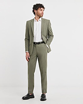 Regular Fit Linen Blend Trouser