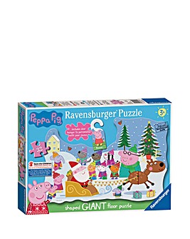 Ravensburger Peppa Pig Christmas 32pc Puzzle with Door Hanger