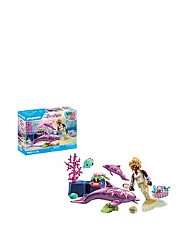 PLAYMOBIL 71501 Princess Magic: Mermaid with Dolphins