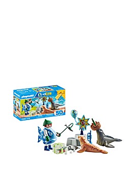 PLAYMOBIL 71448 My Life: Keeper with Animals Giftset