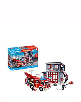 PLAYMOBIL 71603 Action Heroes: Fire Station with Fire Truck