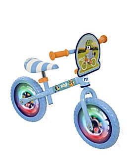 Bluey 12 Inch Balance Bike with Light Up Wheels