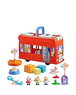 Peppa Pig Peppa's 2-in-1 Party Bus Playset