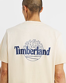 Timberland Sunfaded Back Tree Logo Graphic T-Shirt