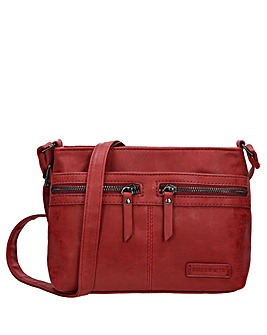 Benetti Brown Vegan Leather Shoulder Bag