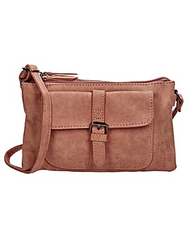 Benetti Brown Vegan Leather Shoulder Bag