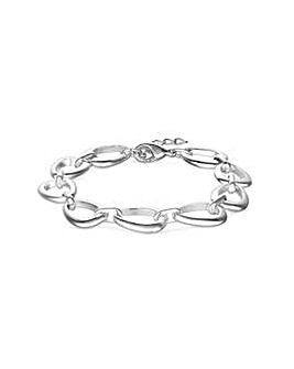 Inicio Recycled Sterling Silver Plated Open Linked Bracelet