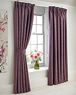 Woven Damask Blackout Curtains