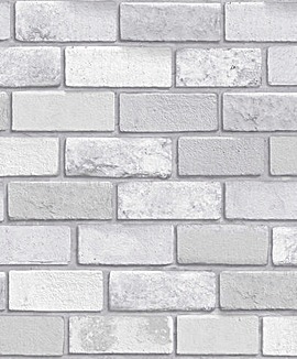 Arthouse Diamond Brick Glitter Wallpaper