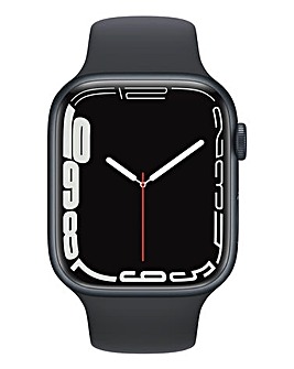 Apple Watch Series 7 GPS, 45mm with Midnight Sport Band
