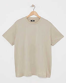 Premium Mercerised Supima Cotton T-Shirt- Grey Stone