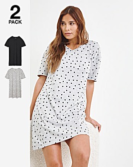 Pretty Secrets Back to Basics 2 Pack Value Nighties