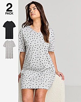 Pretty Secrets Back to Basics 2 Pack Value Nighties