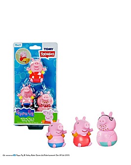 Tomy Toomies Daddy Pig, Peppa & George Bath Squirters