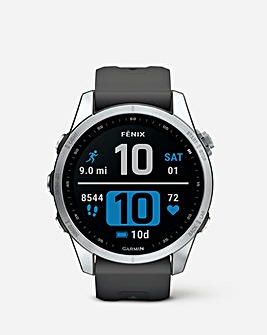 Garmin Fenix 7S Smart Watch - Silver & Graphite