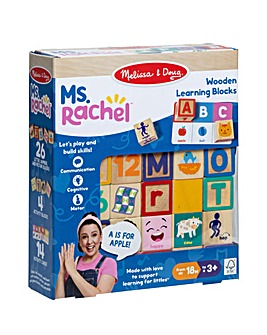 Melissa & Doug x Ms. Rachel Wooden Learning Blocks