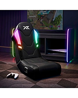 X Rocker Shadow RGB 2.0 Stereo Audio Gaming Floor Rocker