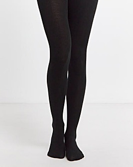 Pretty Secrets 1 Pack Black Supersoft Woolly Tights - Black