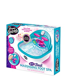 Shimmer 'N' Sparkle 6-In-1 Real Massaging Foot Spa